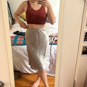 Ralph Lauren silver skirt